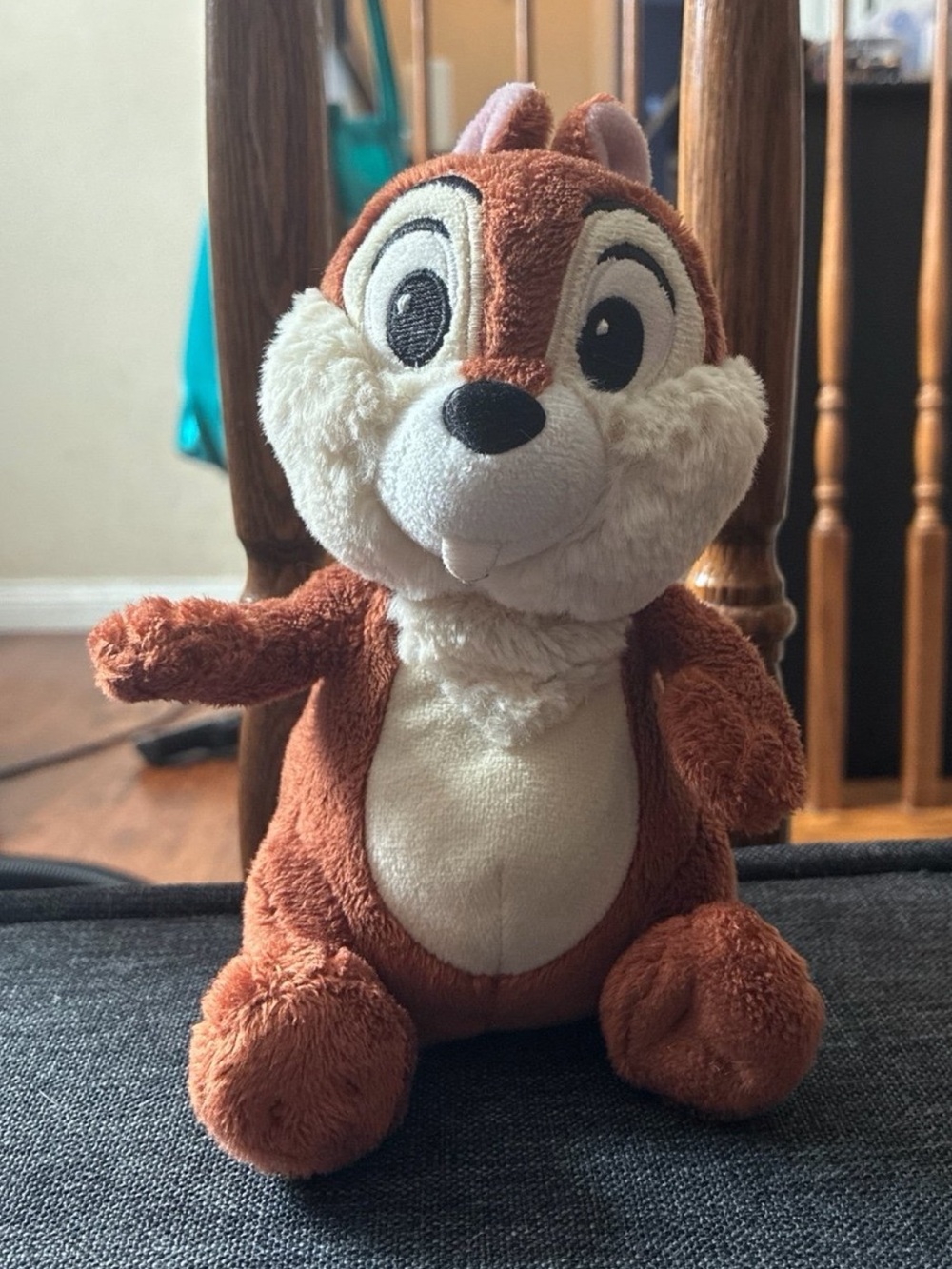 Disney Chipmunk Plush - Brown & Cream